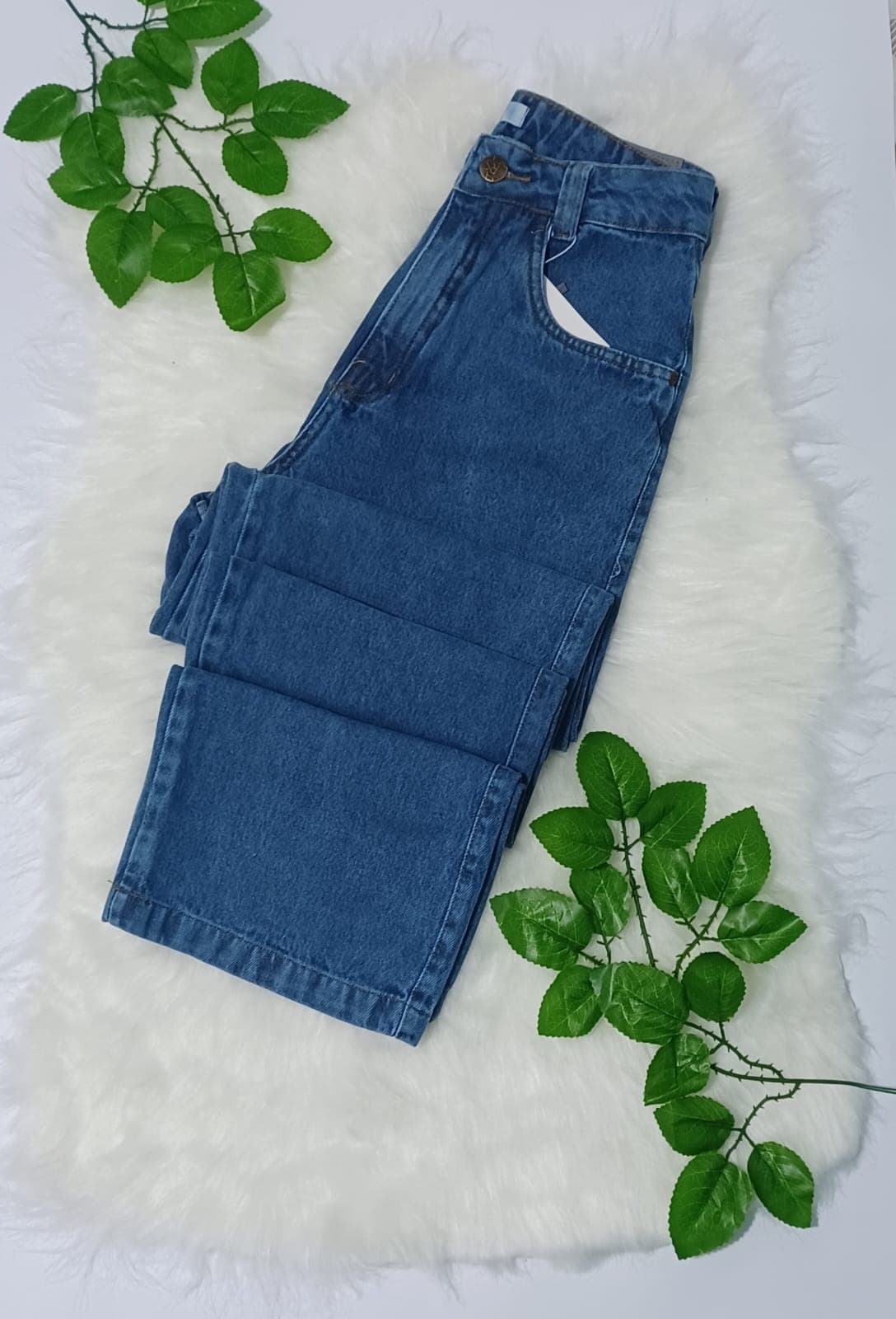 Calça Jeans Wide Leg